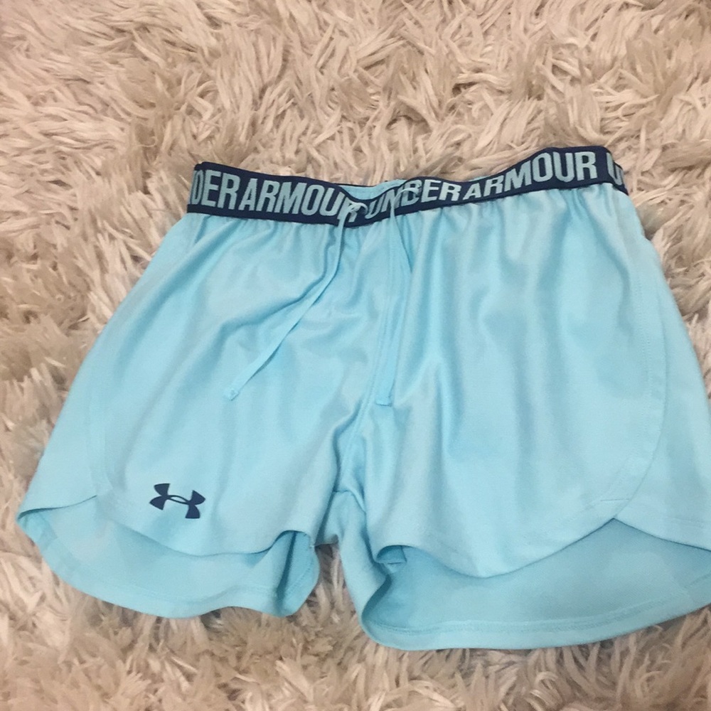 Blue under armour shorts! Size XS